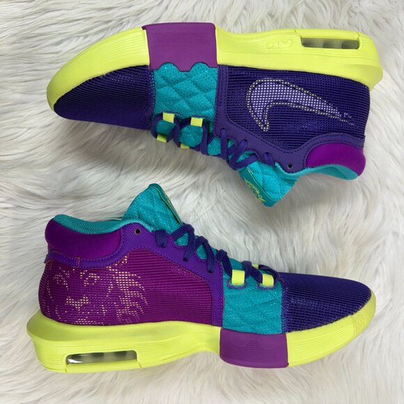 Nike LeBron Witness 8 Purple Cactus Mens Basketball Shoes FB2239-500 NEW Multi main image 4